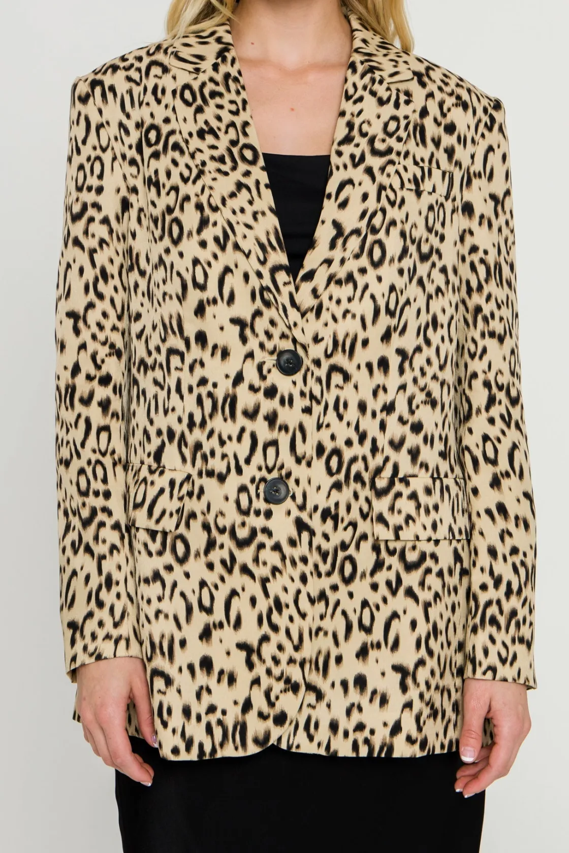 endless_rose__animal_prin_0-4.webp ENDLESS ROSE Jackets & Coats | Tops*- Animal Print Jacket BEIGEMULTI