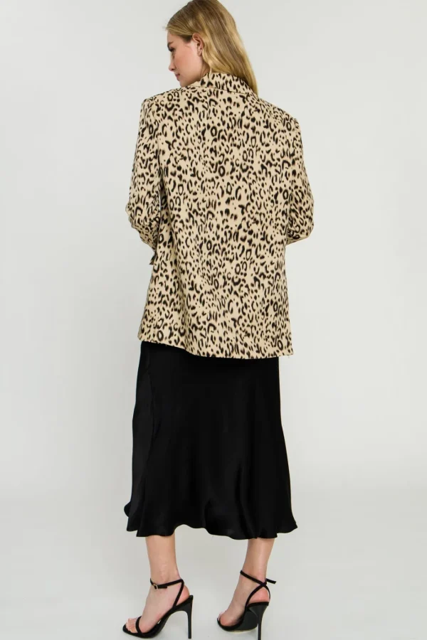 ENDLESS ROSE Jackets & Coats | Tops*- Animal Print Jacket BEIGEMULTI