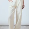ENDLESS ROSE Matching Sets | Pants*- Ashton High Waisted Pleated Linen Pants BUTTER