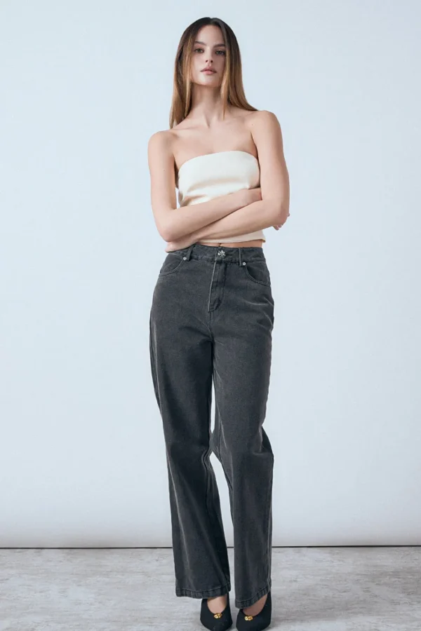 ENDLESS ROSE Matching Sets | Tops*- Ashton Linen Tube Top BUTTER