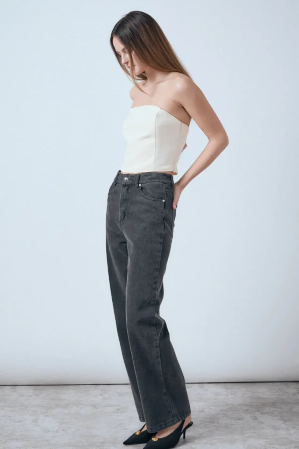 ENDLESS ROSE Matching Sets | Tops*- Ashton Linen Tube Top BUTTER
