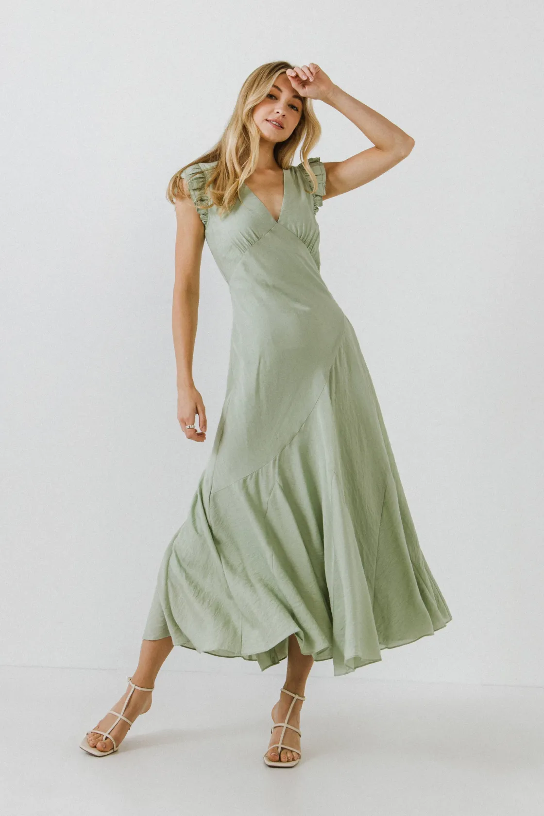 endless_rose__asymmetrica_8-1.webp ENDLESS ROSE White Dresses | Tops*- Asymmetrical Ruffle Maxi Dress