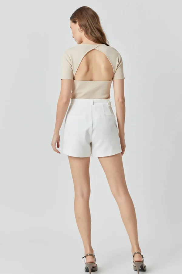 ENDLESS ROSE Sweaters & Knits | Tops*- Back Cut-out Detail Knit Top