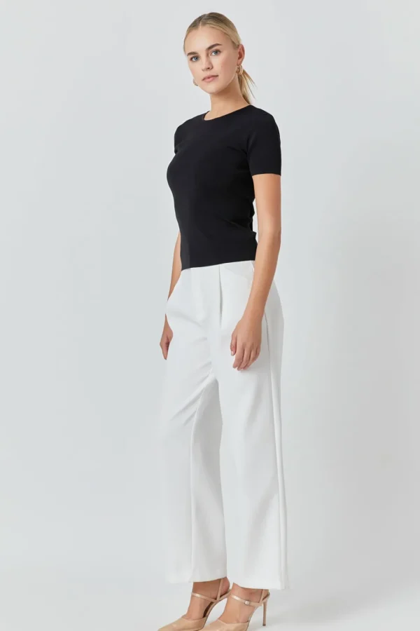 ENDLESS ROSE Sweaters & Knits | Tops*- Back Cut-out Detail Knit Top