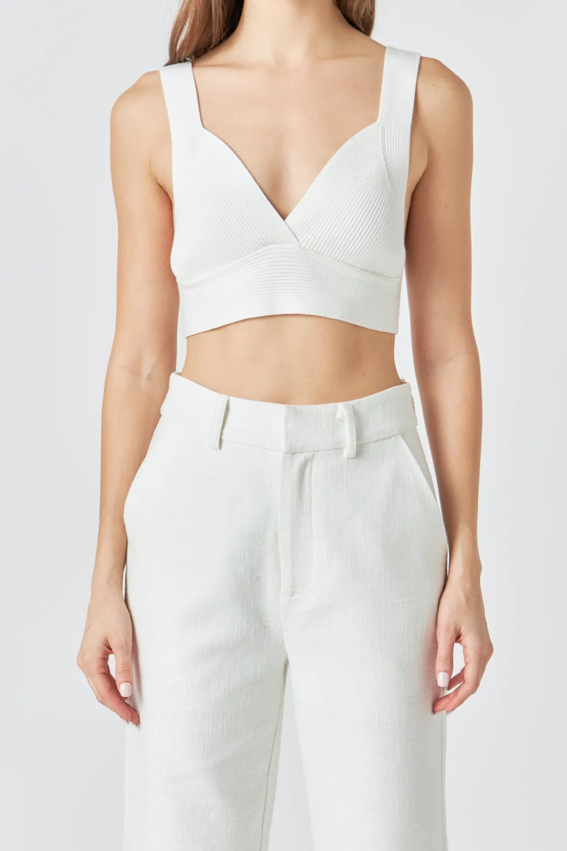 endless_rose__back_tie_el_10.webp ENDLESS ROSE Sweaters & Knits | Tops*- Back Tie Elevated Knit Bralette