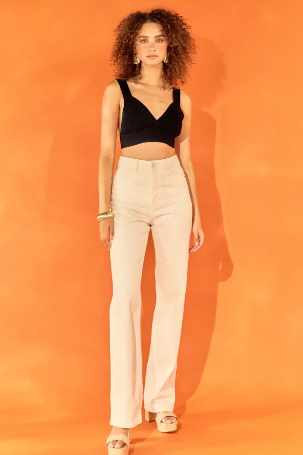 ENDLESS ROSE Sweaters & Knits | Tops*- Back Tie Elevated Knit Bralette