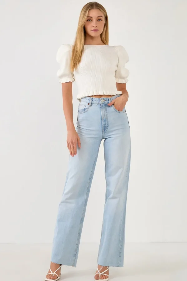 ENDLESS ROSE Sweaters & Knits | Tops*- Back Tied Straps Knit Top