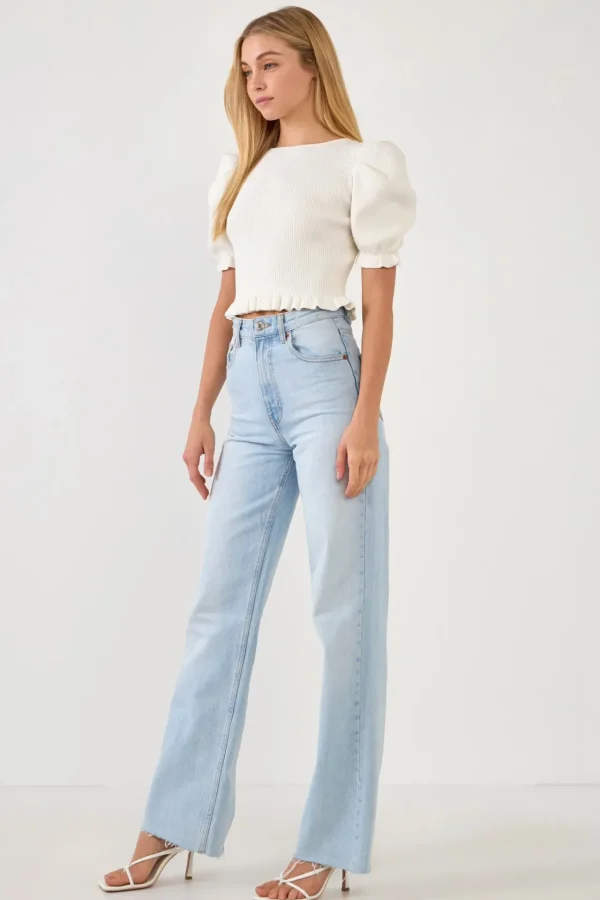 ENDLESS ROSE Sweaters & Knits | Tops*- Back Tied Straps Knit Top