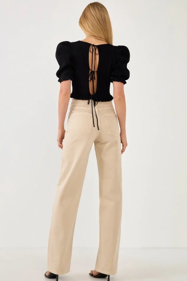 ENDLESS ROSE Sweaters & Knits | Tops*- Back Tied Straps Knit Top