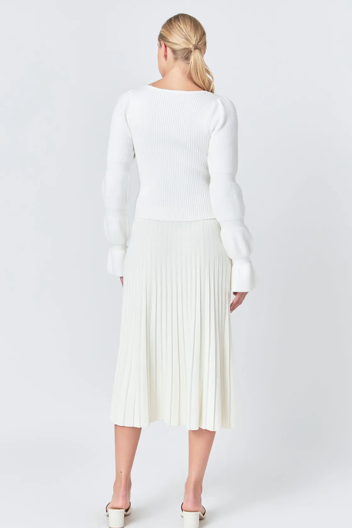 endless_rose__balloon_sle_2.webp ENDLESS ROSE Sweaters & Knits*- Balloon Sleeve Sweater WHITE
