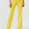 ENDLESS ROSE Pants | Tops*- Banded Knit Lounge Pants LIME