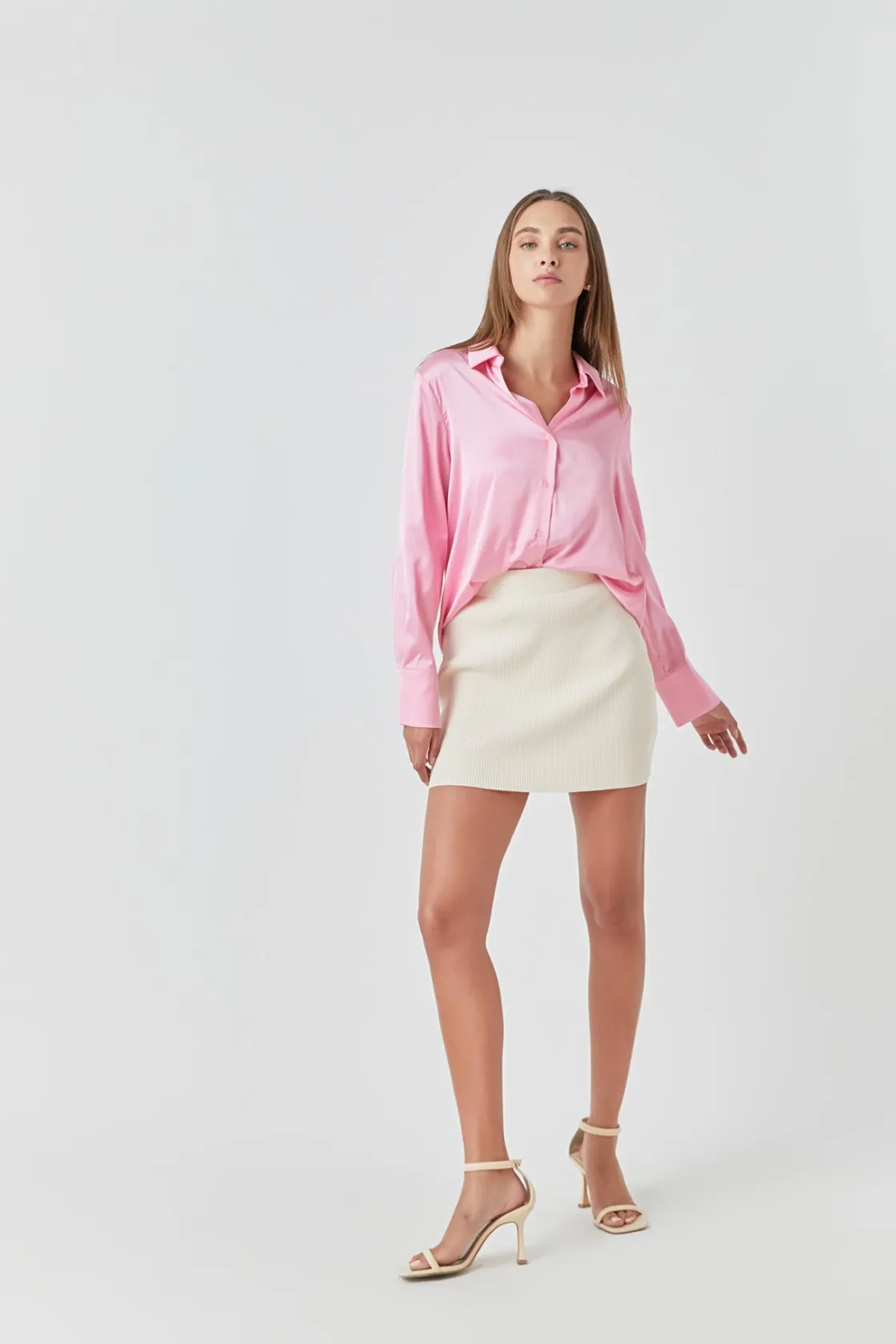 endless_rose__banded_knit_13.webp ENDLESS ROSE Matching Sets | Skirts*- Banded Knit Mini