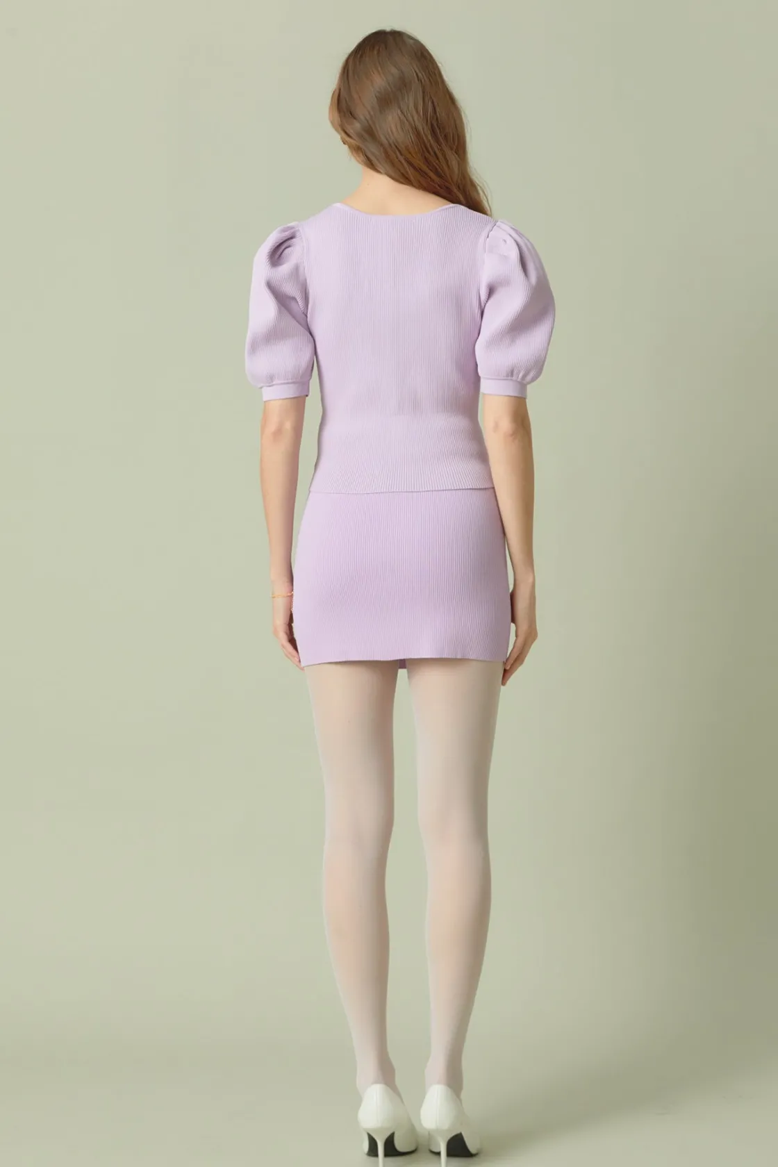 endless_rose__banded_knit_2-1.webp ENDLESS ROSE Matching Sets | Skirts*- Banded Knit Mini