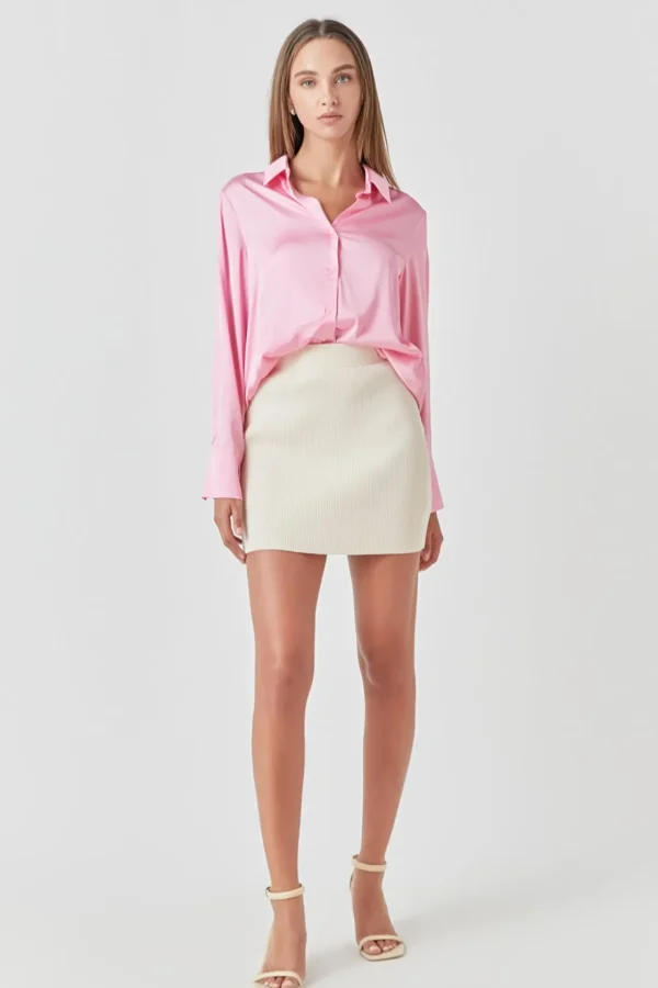 ENDLESS ROSE Matching Sets | Skirts*- Banded Knit Mini