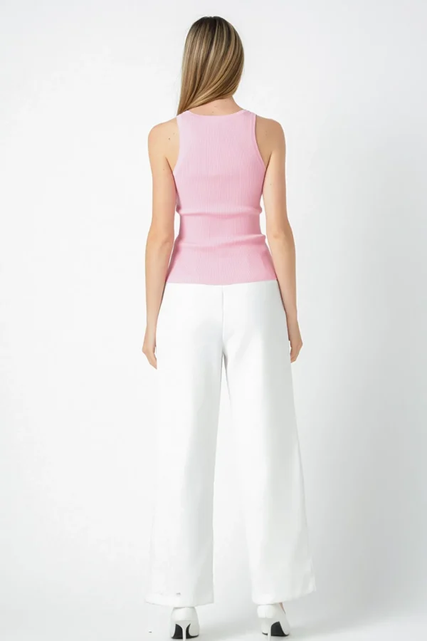ENDLESS ROSE Tops*- Basic Ribbed Tank Top