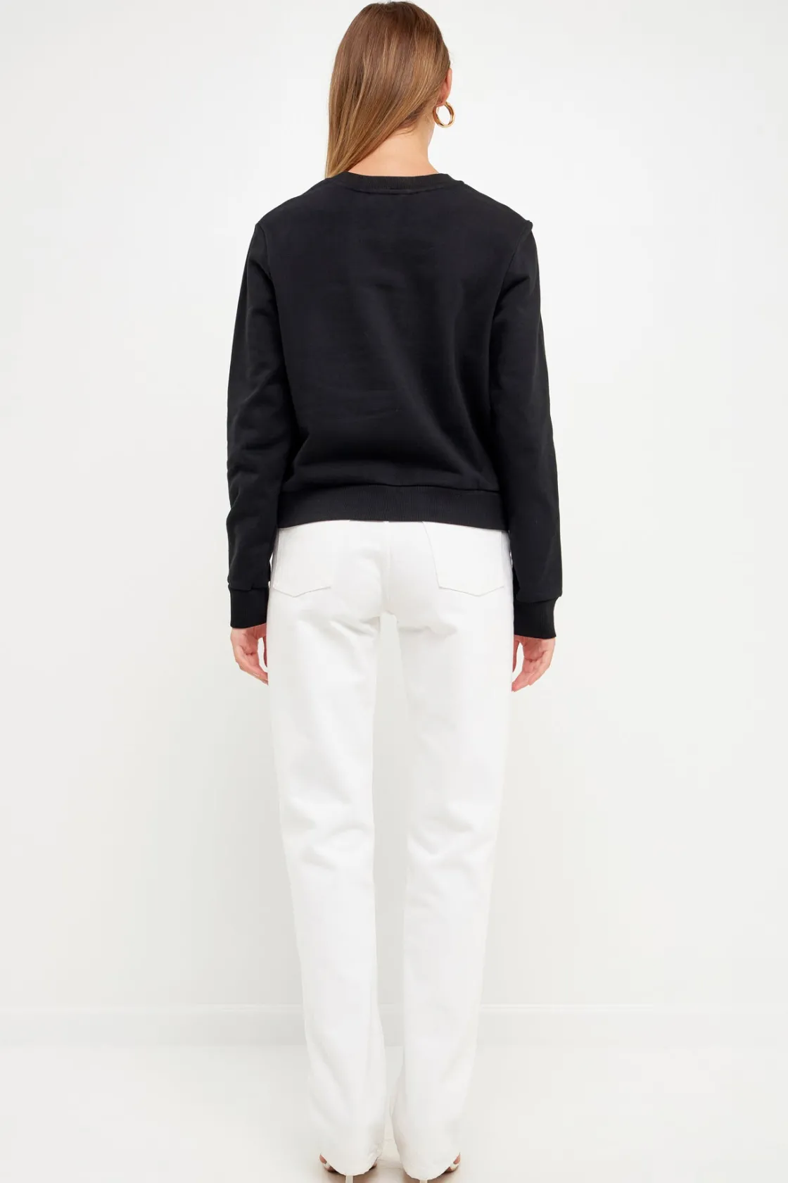 endless_rose__beaded_swea_2-1.webp ENDLESS ROSE Sweaters & Knits*- Beaded Sweatshirt BLACK