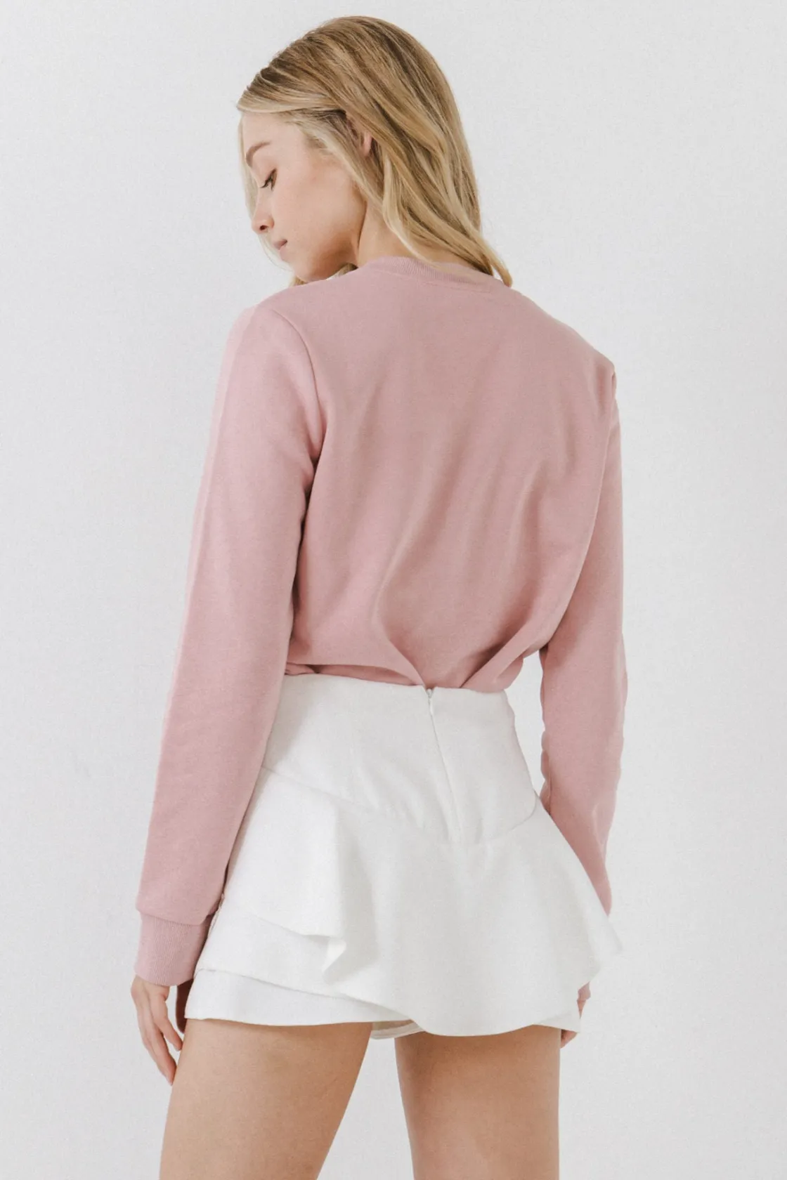 endless_rose__beads_lette_2-1.webp ENDLESS ROSE Sweaters & Knits*- Beads Lettering Sweatshirt