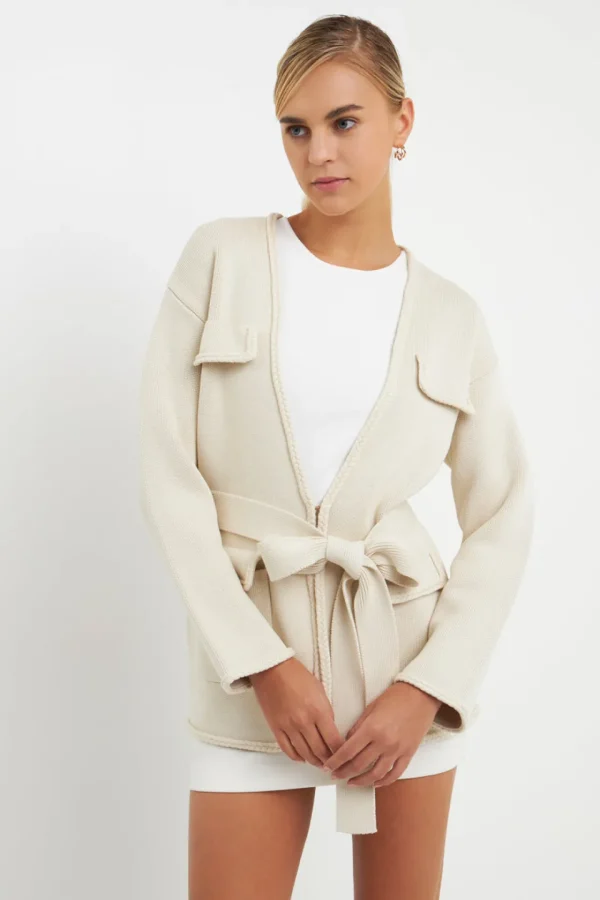 ENDLESS ROSE Sweaters & Knits*- Belted Cardigan