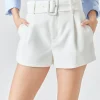 ENDLESS ROSE Shorts & Skorts | Tops*- Belted Mini Shorts