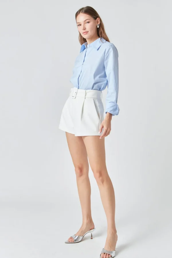 ENDLESS ROSE Shorts & Skorts | Tops*- Belted Mini Shorts