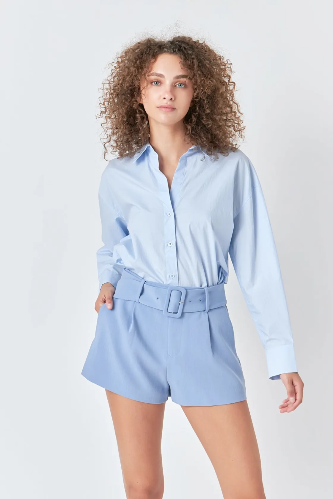endless_rose__belted_mini_13.webp ENDLESS ROSE Shorts & Skorts | Tops*- Belted Mini Shorts