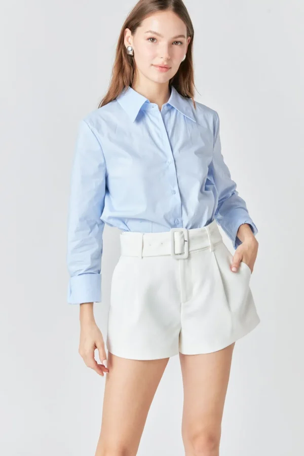 ENDLESS ROSE Shorts & Skorts | Tops*- Belted Mini Shorts