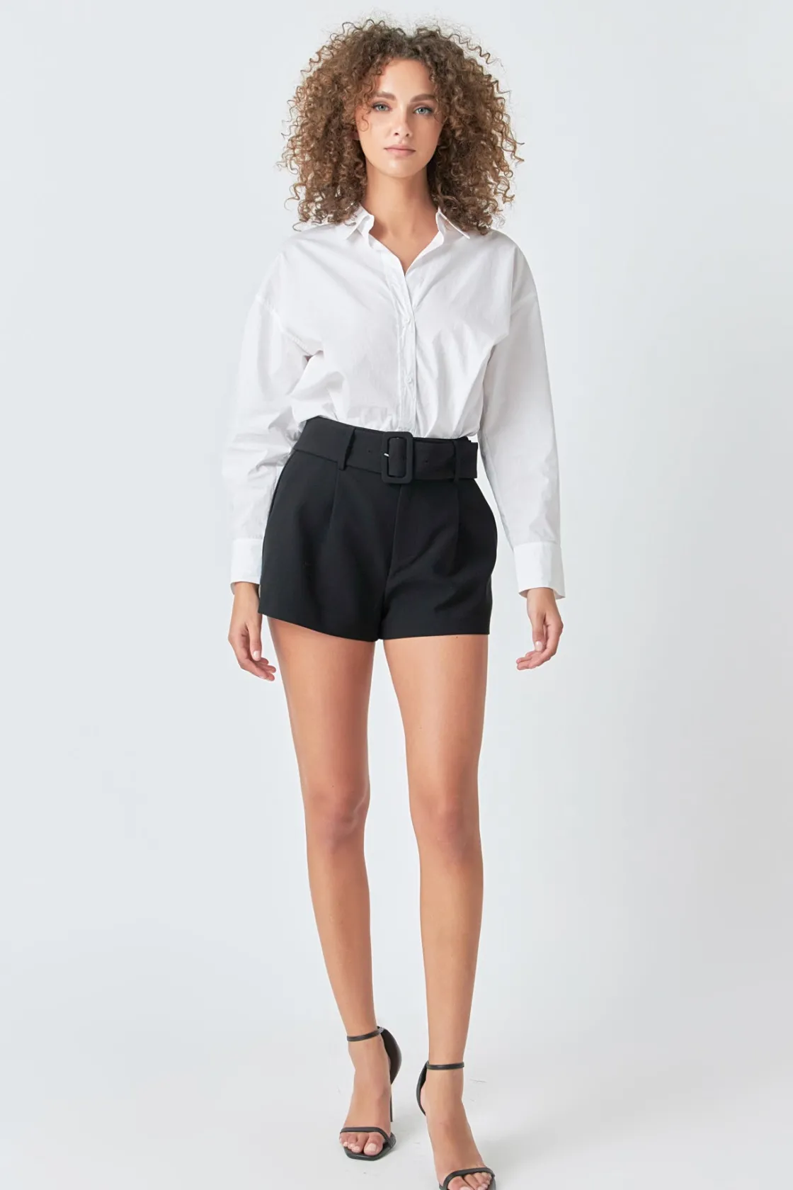 endless_rose__belted_mini_4.webp ENDLESS ROSE Shorts & Skorts | Tops*- Belted Mini Shorts