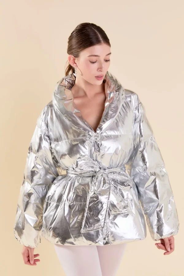 ENDLESS ROSE Jackets & Coats | Tops*- Belted Puffer Jacket