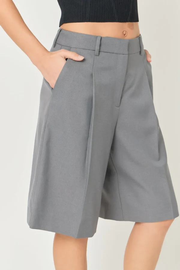 ENDLESS ROSE Shorts & Skorts | Tops*- Bermuda Shorts GREY