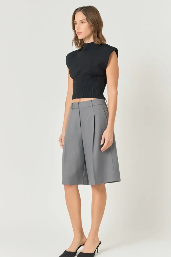 ENDLESS ROSE Shorts & Skorts | Tops*- Bermuda Shorts GREY