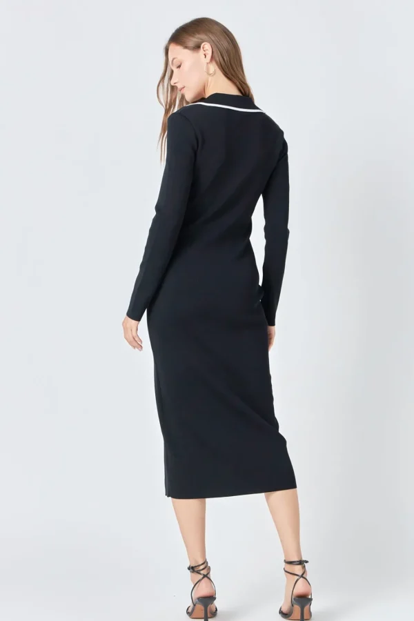 ENDLESS ROSE Sweaters & Knits | Tops*- Binded Midi Dress BLACK