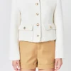 ENDLESS ROSE Jackets & Coats | Tops*- Boucle Tweed Jacket CREAM