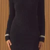 ENDLESS ROSE Sweaters & Knits | Tops*- Bow Knit Mini Sweater Dress BLACK