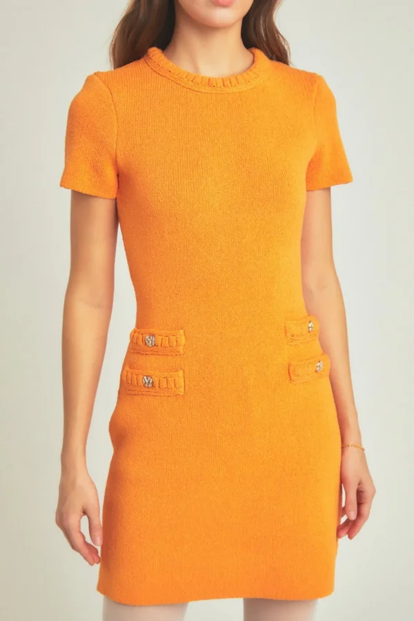 ENDLESS ROSE Knit Dresses | Sweaters & Knits*- Braided Mini Knit Dress