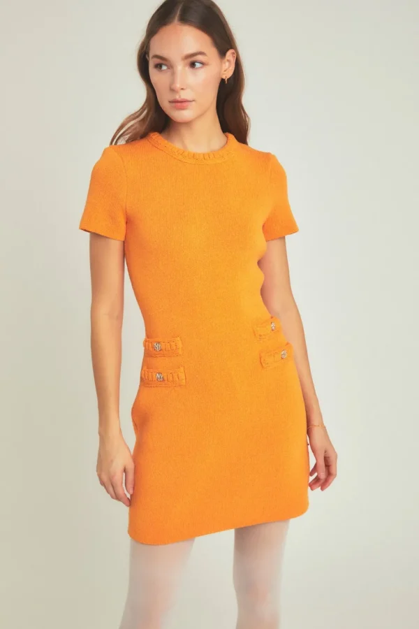 ENDLESS ROSE Knit Dresses | Sweaters & Knits*- Braided Mini Knit Dress