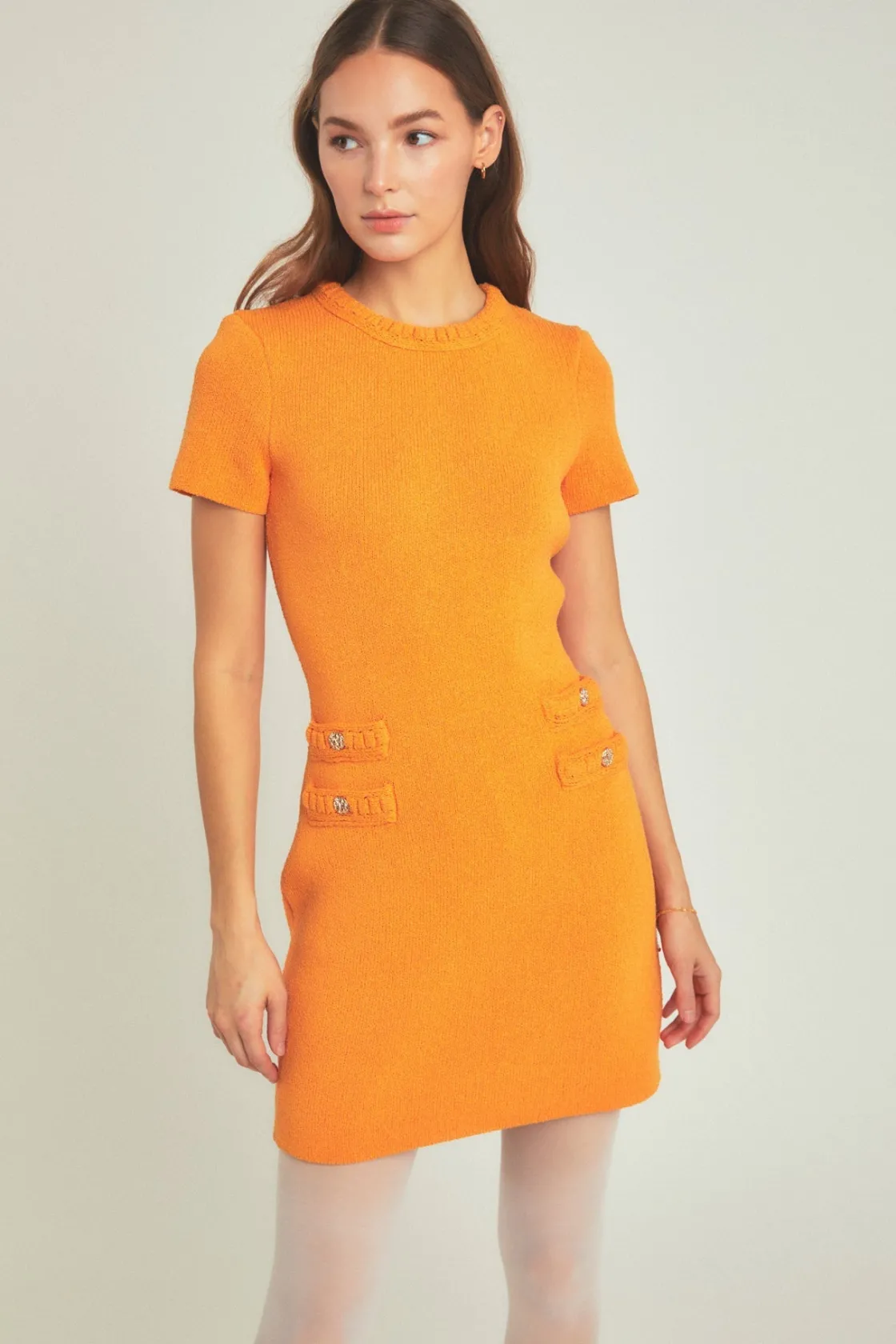 endless_rose__braided_min_3.webp ENDLESS ROSE Knit Dresses | Sweaters & Knits*- Braided Mini Knit Dress