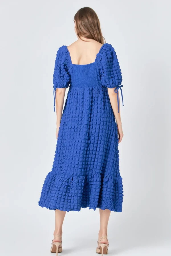 ENDLESS ROSE White Dresses | Tops*- Bubble Puff Sleeve Maxi Dress