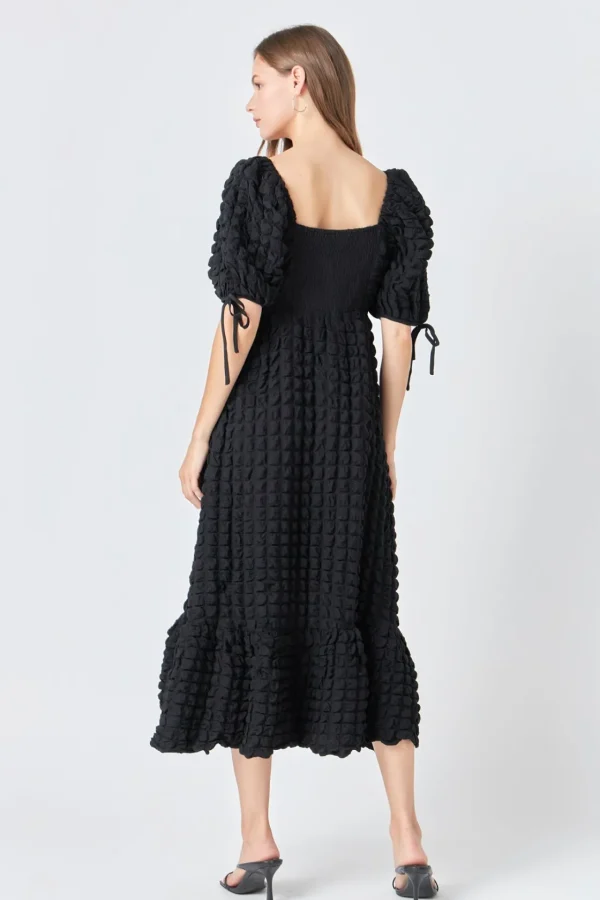 ENDLESS ROSE White Dresses | Tops*- Bubble Puff Sleeve Maxi Dress