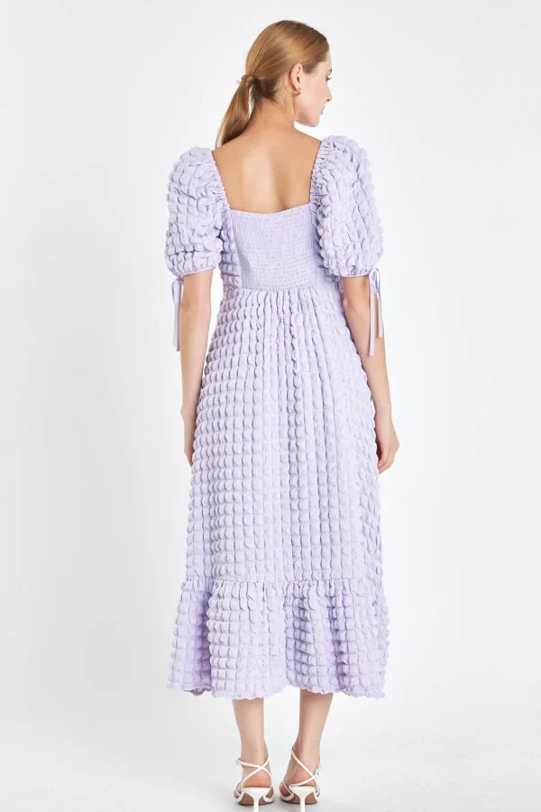 ENDLESS ROSE White Dresses | Tops*- Bubble Puff Sleeve Maxi Dress