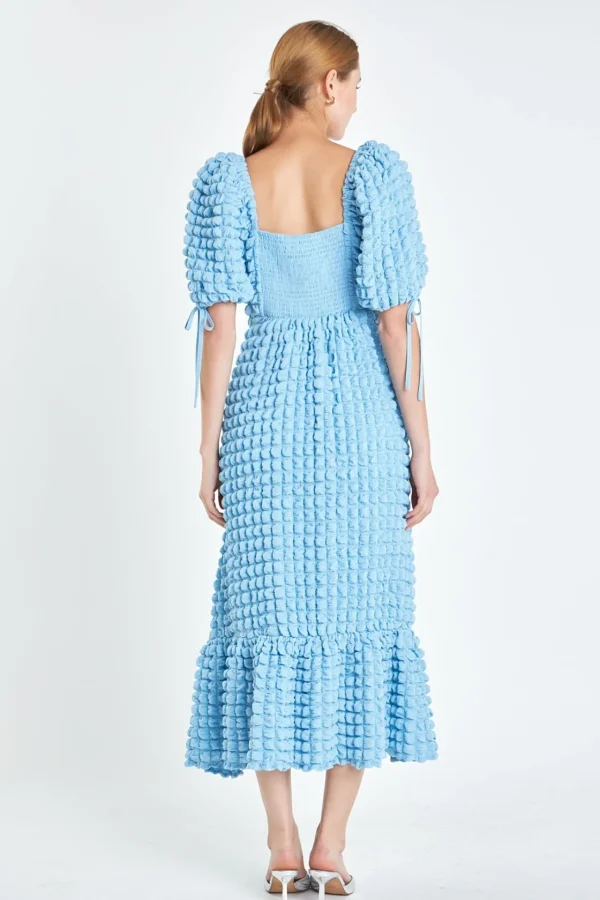 ENDLESS ROSE White Dresses | Tops*- Bubble Puff Sleeve Maxi Dress