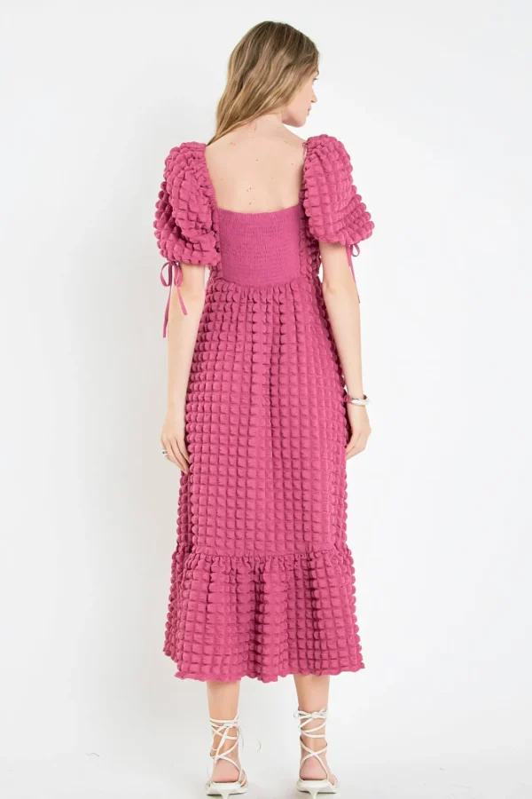 ENDLESS ROSE White Dresses | Tops*- Bubble Puff Sleeve Maxi Dress