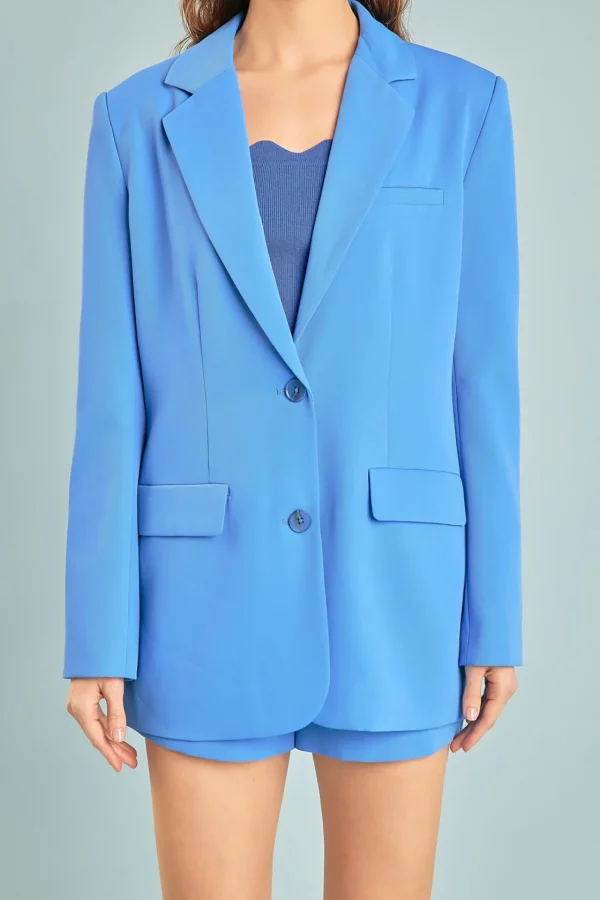 ENDLESS ROSE Blazers | Tops*- Buttery Two Button Blazer