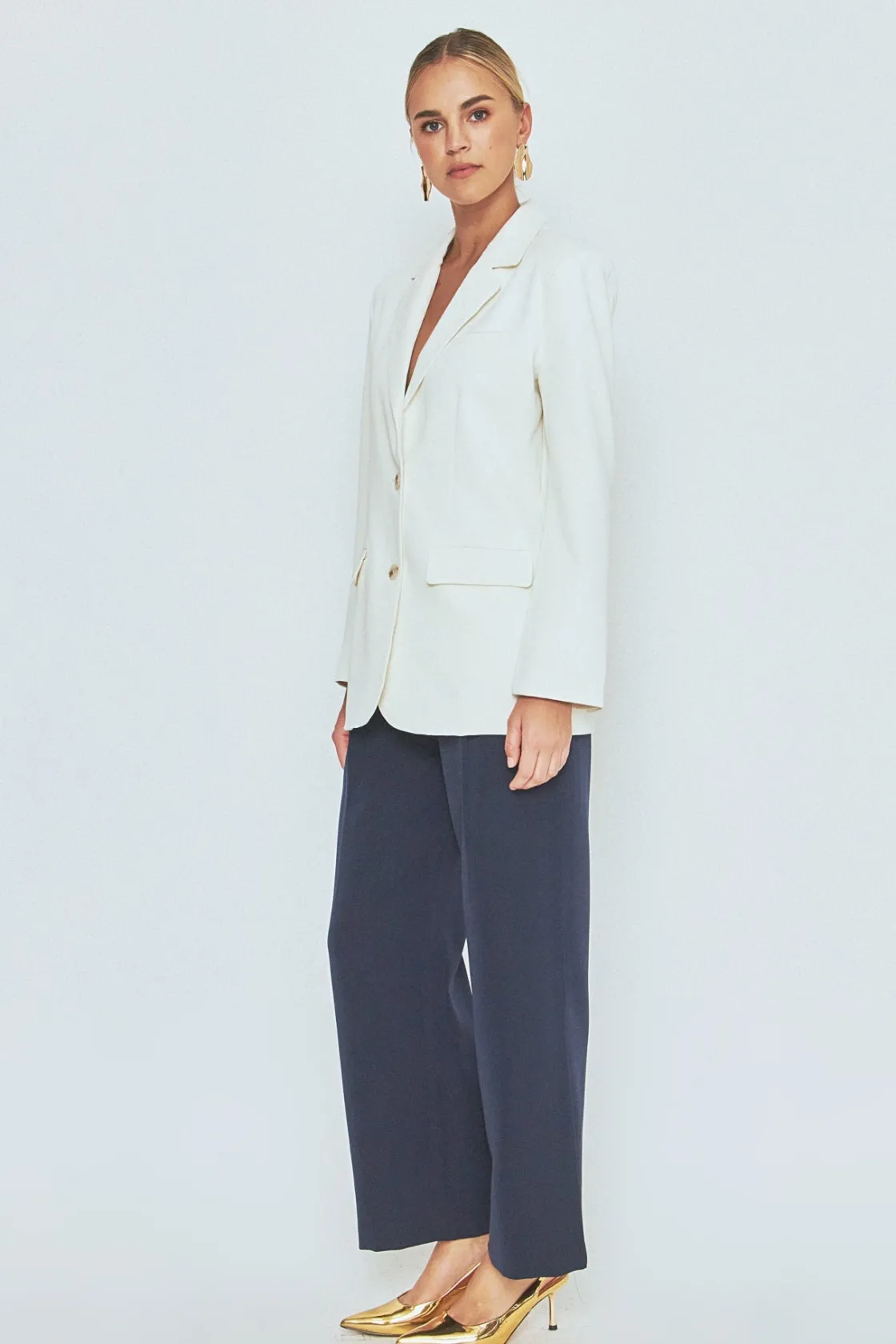 endless_rose__buttery_two_6.webp ENDLESS ROSE Blazers | Tops*- Buttery Two Button Blazer