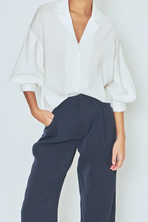 ENDLESS ROSE Shirts & Blouses | Tops*- Button-Up Collared Shirt