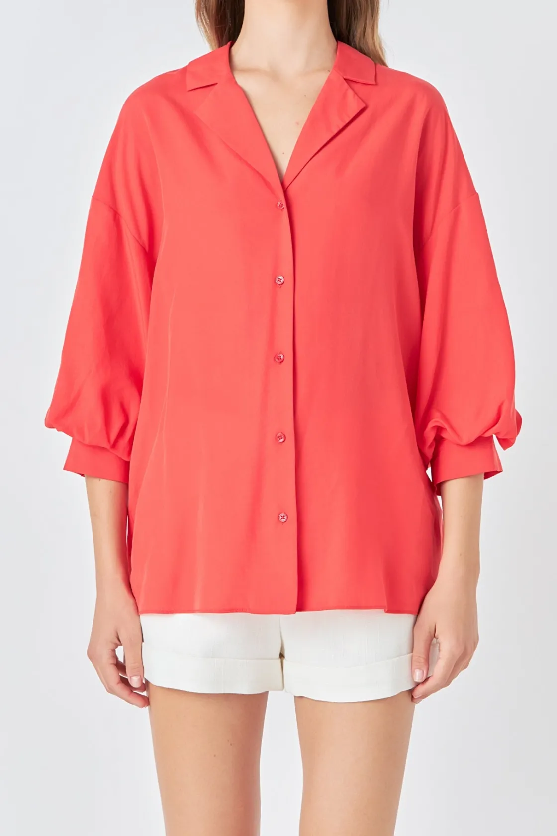 endless_rose__buttonup_co_10.webp ENDLESS ROSE Shirts & Blouses | Tops*- Button-Up Collared Shirt