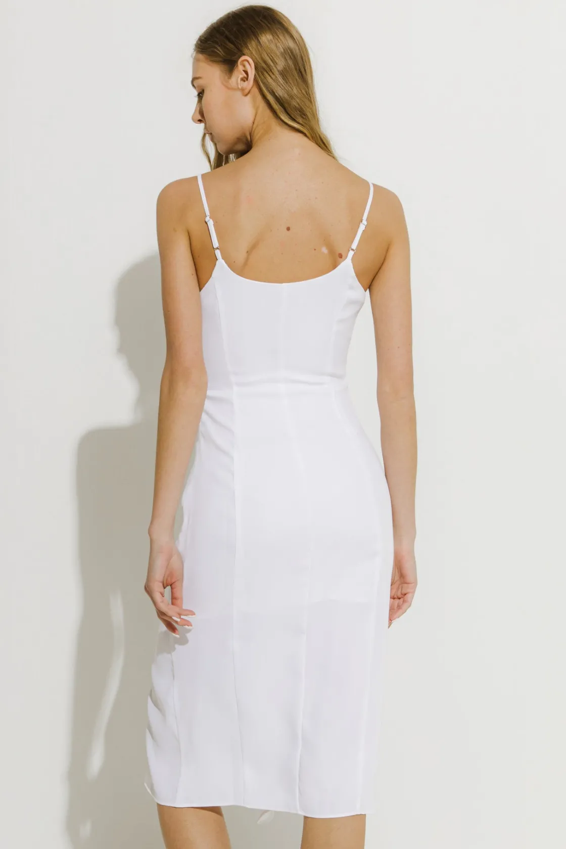 endless_rose__cascading_r_6.webp ENDLESS ROSE White Dresses | Tops*- Cascading Ruffle Dress