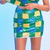 ENDLESS ROSE Matching Sets | Skirts*- Checkered Sequin Mini Skirt