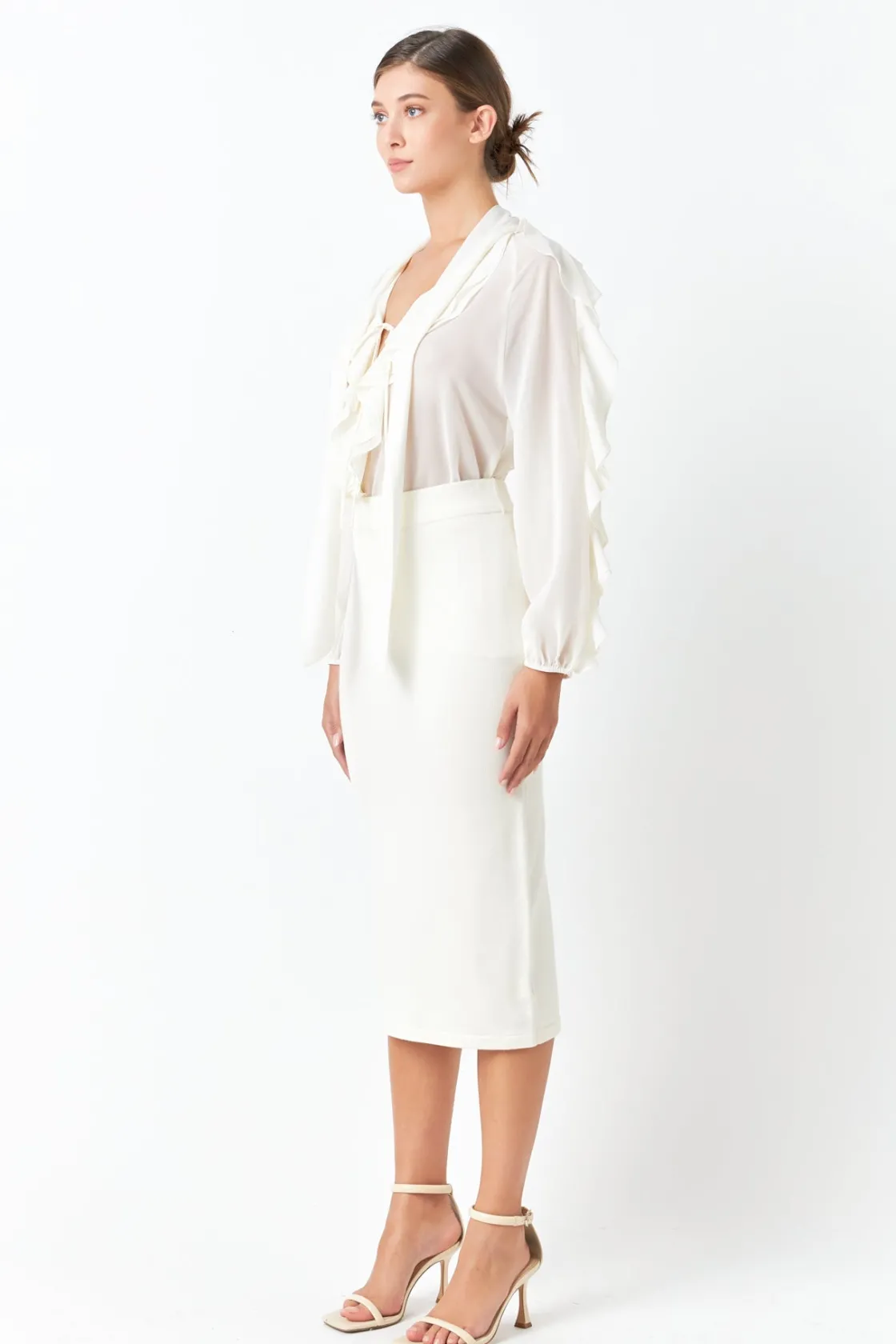 endless_rose__chiffon_pee_6.webp ENDLESS ROSE Tops*- Chiffon Peekaboo Top