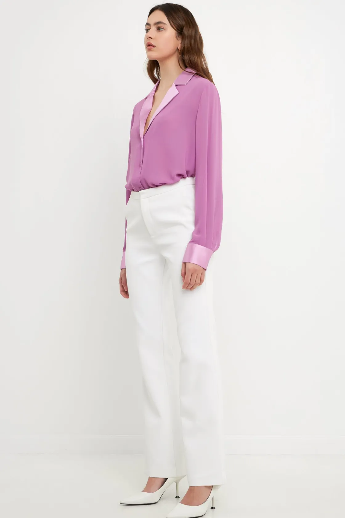 endless_rose__chiffon_shi_6.webp ENDLESS ROSE Tops*- Chiffon Shirt