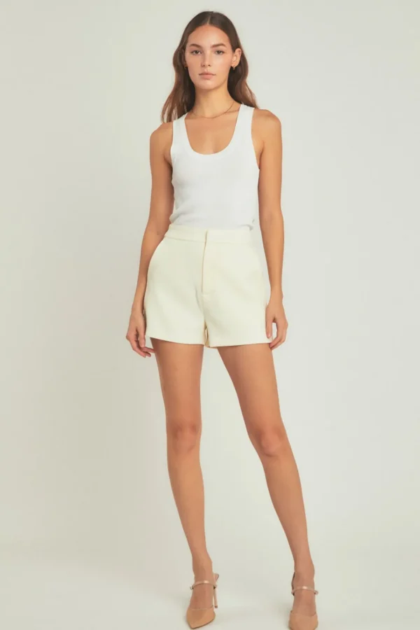 ENDLESS ROSE Matching Sets | Shorts & Skorts*- Chrishell High Waisted Shorts
